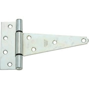 10PK National 6 In. Zinc-Plated Steel Heavy-Duty Tee Hinge