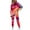 Multicolor, variant on ICHUANYI Women's Trendy 2 Piece Tracksuit Color Block Crewneck Long Sleeve Tops Long Sweatpants Outfits Lounge Sets Fall Winter Clothing