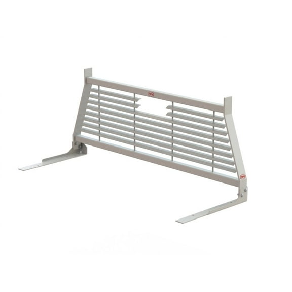 RKI WG15AW Headache Rack Louvered White Aluminum With Mounting Kit And Hardware