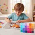 thumbnail image 6 of Eoozwa Perler Beads Craft Kit with Pegboards Ironing Paper Multicolor for DIY Art Projects Family Party Activities Creative Gift Ideas, 6 of 6