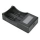 thumbnail image 2 of Cargador de batería USB, SEIVI PC Cargador de batería portátil de doble ranura negro Cargador de batería portátil de viaje Tecnología de vanguardia, 2 of 8