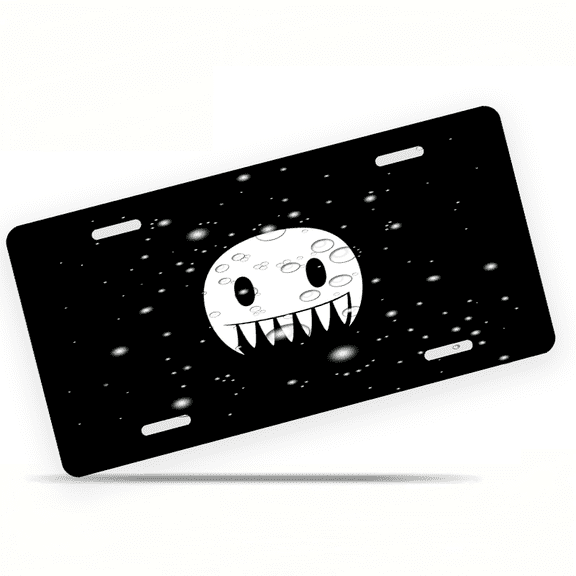 1 Pcs Durable License Plate Covers & Frames, Simple White Face For Decorative Front, Waterproof For Decoration Aluminum License Plate Covers & Frames Cover For Men Women, 12" X 6"
