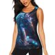 thumbnail image 1 of Balery Crystal Pattern White Horse Camiseta sin mangas estampada ligera para mujer, tops de entrenamiento sin mangas, camisetas de yoga transpirables de secado rápido.-Medium, 1 of 7