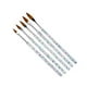 thumbnail image 5 of Vogacara Pack of 5 Nail Art Pens Glitter Accessory DIY Brushes Tools Kit Acrylic Painting Manicure for Household Professional Salon Type2, 5 of 6