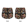 thumbnail image 5 of Lsque Various Mushrooms Printed Women's Running Shorts with Liner Pockets,Elastic Quick Dry Workout Athletic Gym Yoga Shorts,Womens High Waist Shorts-Medium, 5 of 9