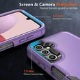 thumbnail image 3 of Galaxy A14 5G Phone Case,Samsung A14 5G Case [Shockproof] [Dropproof] [],Heavy Duty Protection Phone Case Cover for Samsung Galaxy A14 5G (Purple Black), 3 of 14