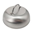 thumbnail image 1 of Cubierta para untar, cúpula para derretir queso para parrillas planas, hamburguesas para interiores y exteriores Mango de metal, 1 of 8