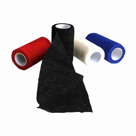 Jacks 1405-BK Prorap Self-Adhering Bandage, Black - 4 in. x 5 Yards - 108 Box