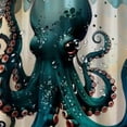 thumbnail image 5 of Orinice WODEJIA Creative Octopus 3D Printed Polyester Bathroom Blinds Set Bathroom Shower Curtain Set Bathroom Accessories, Beautiful Wide Fabric Bathroom 36x72, 5 of 7