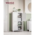 thumbnail image 2 of Gabinete de almacenamiento de piso para baño VASAGLE White UBBC552P31, 2 of 7