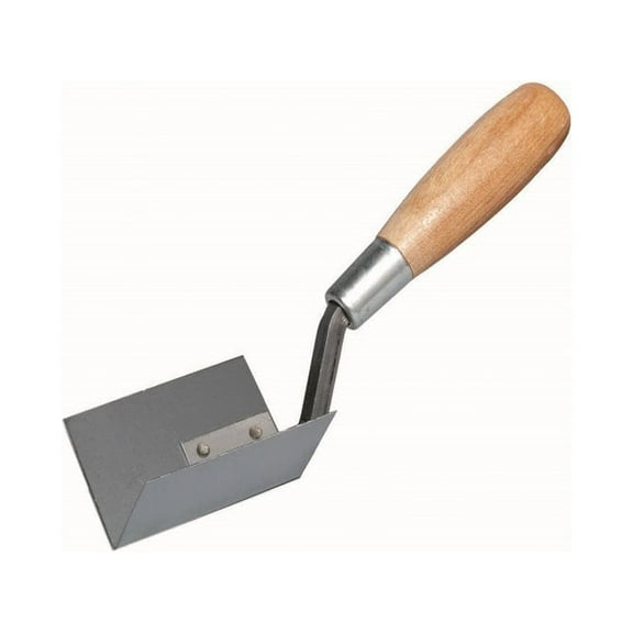 Bon 13-300 Corner Trowel - InsideStainless Steel 1-inch X 1-inch - Wood Handle