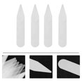 thumbnail image 3 of 300Pcs Transparent Shirt Collar Support High Temperature Resistant Collar Stay, 3 of 9