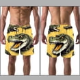 thumbnail image 3 of luoweisi Men's Beach Shorts Quick Dry Swim Trunks with Mesh Lining Crocodile XL, 3 of 5