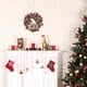 thumbnail image 5 of Fiudx Ofertas de la semana Corona de decoración navideña Corona de ratán tejida Corona colgante para puerta Ventana Corona decorativa para árbol de Navidad Decoración colgante, 5 of 6