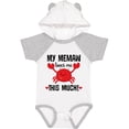 thumbnail image 3 of Inktastic Memaw Loves Me Grandson Boys or Girls Baby Bodysuit, 3 of 5