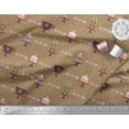 thumbnail image 3 of Soimoi Rayon Fabric Celebration Flag,Candlestick & Cake Party Decor Fabric Printed Yard 42 Inch Wide, 3 of 3