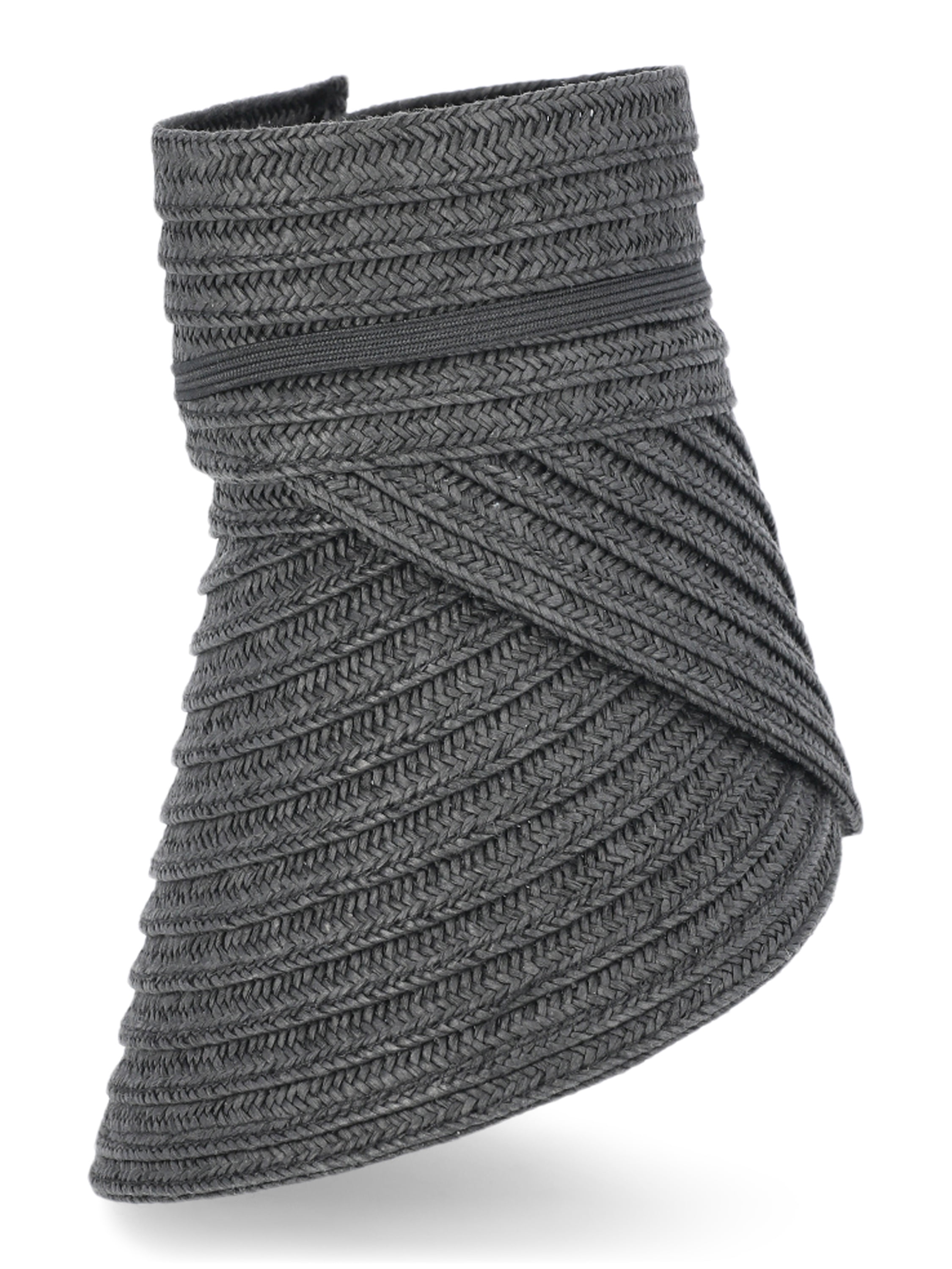 Time and Tru Women’s Flat Visor, Black, One Size Fits Most