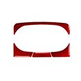 thumbnail image 2 of Red Carbon Fiber Rear Armrest Cup Holder for Land Rover Discovery Sport 2015-19, 2 of 4