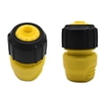 thumbnail image 4 of Universal Hose Coupling for 1/2 Inch 5/8 Inch 3/4 Inch Garden Water Straight Stop Valve Joint Part, 4 of 5