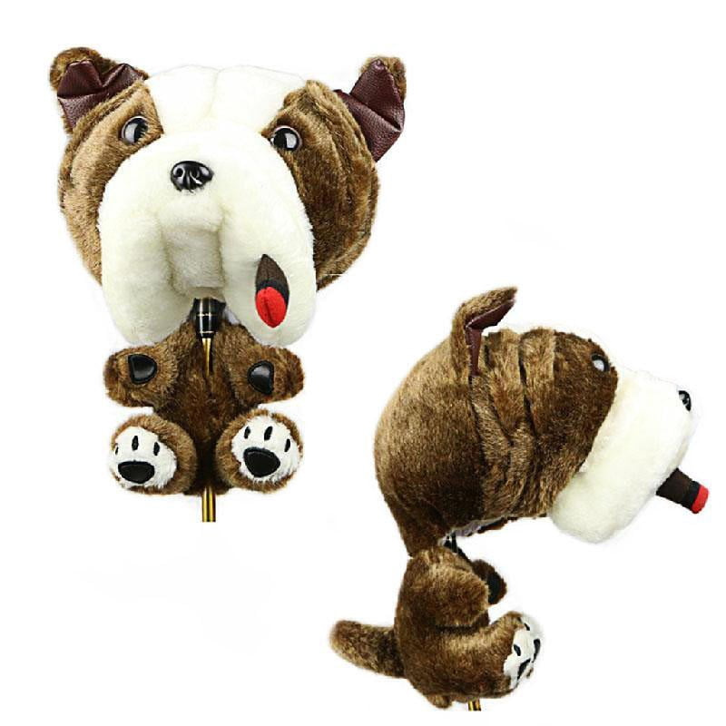 BQBQERT Unique Animal Driver Headcover Funny Cartoon Dog Themed Golfs Headcover Golfs Practice Accessory