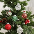 thumbnail image 4 of Juego de 25 adornos de bolas navideñas, kit de colgantes para árbol de Navidad de 2,4 pulgadas, decoración para el hogar, colgante festivo, irrompible, para Navidad y temporada, 4 of 5