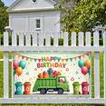 thumbnail image 5 of Yatrandify Colorful Banners Happy Birthday Truck Balloon Decoration for Kids Birthday Party Celebration, 5 of 7