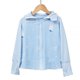 thumbnail image 1 of Bebé Protector Solar Sudadera Con Capucha Transpirable Seda De Hielo Moda Lindo Niño Protección Solar Outwear Para Verano Azul M, 1 of 9