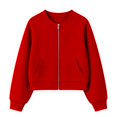thumbnail image 4 of JJHGVB Cropped Sweatshirts For Women Oversized Sweatshirt Casual Sweatshirts Classic Sweatshirt Lightweight Sweatshirt Loose Fit Soft Thick Soft Sweatshirts For Women A8-Red Xs, 4 of 4