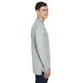 thumbnail image 3 of UltraClub 8405LS Long-Sleeve Performance Polo Grey XX-Large, 3 of 3