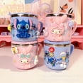 thumbnail image 3 of NS4 Hello Kitty Totoro Doraemon Melody Dibujos Animados 304 Taza De Beber De Acero Inoxidable Niños Aprendizaje Estudiantes Jardín De Infantes, 3 of 4