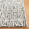 thumbnail image 3 of SAFAVIEH Ebony Abraham Diamond Area Rug, Black/Ivory, 4' x 6', 3 of 8