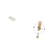 thumbnail image 5 of Elegante Juego De Bandeja De Tocador De Baño Y Reloj De Pared Para Decoración Del Hogar, Desayuno, Fruta, Almacenamiento De Cosméticos, Adorno Silencioso Con Números Romanos., 5 of 8