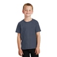 thumbnail image 2 of Port & Company PC54Y Mens Youth Core Cotton Tees, Heather Navy - Extra Large, 2 of 2