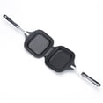 thumbnail image 4 of WREESH Double-sided Sandwich Baking Pan Breakfast Pan Removable Sandwich Clamp Lightweight Portable Ferruginous Sandwich Frying Pan Kitchen Gadgets Clearance, 4 of 9