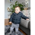thumbnail image 3 of Rokka&Rolla Baby Boys' Fleece Lined Puffer Jacket Winter Coat for Infant Toddler, sizes 6-24 Months, 3 of 7