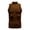 Brown, variant on Men's Athletic Sleeveless Mock Neck Compression Top Lightweight MoistureWicking Tee Black 2XL