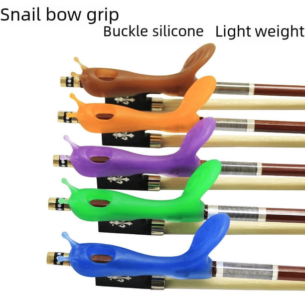 Ortesis de agarre para arco de violín Soporte para arco Transporte de arco Entrenador de dedos para niños con forma de mano Accesorios para niños con forma de mano