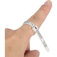 thumbnail image 5 of Ring Sizer Hong Kong Size 6Pcs Ring Ring 6 Pcs Ring Measure Standard Tool Scale Sizer Measurement Gauge Rings Measuring Tool Soft Ruler Jewelry Sizers (Ring ring measurement, 5 of 5