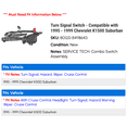 thumbnail image 2 of Turn Signal Switch - Compatible with 1995 - 1999 Chevy K1500 Suburban 1996 1997 1998, 2 of 2