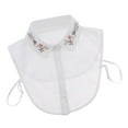 thumbnail image 3 of Cuello de blusa con perlas / pedrería, de cuello de blusa Desmontable 2 Hugo Cuello falso para mujer, 3 of 10