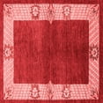 thumbnail image 1 of Ahgly Company Indoor Square Oriental Red Industrial Area Rugs, 7' Square, 1 of 4