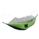 thumbnail image 1 of Hamaca de camping con red colgante para dormir, hamacas para mochileros al aire libre Verde blanco, 1 of 9