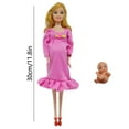 thumbnail image 2 of Staron Interactive Surprise Mommy Doll Set, 30cm Pregnant Doll with Removable Belly, Detachable Baby for Role Play, Imaginative Toy for Kids, 2 of 7