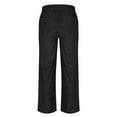 thumbnail image 5 of BinBiL Mens Corduroy Casual Pants Fashion Loose Fit Wide Leg Pants Straight Sweatpants Elastic Waist Drawstring Black 12(XXL), 5 of 6