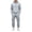 Gray-05, variant on Nugftut Sweatsuits for Men 2 Piece Casual Outfits with Cargo Pockets Long Sleeve Hoodie Suit Set