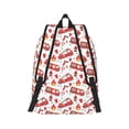thumbnail image 2 of Bixox Fire Truck Printing Canvas Backpack Lightweight Casual Travel Backpack School Backpack Fits 15.6 Inch Notebook, 2 of 5