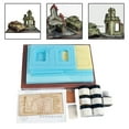 Miniature Building Model Kits Ruins House Micro Landscape Scenery