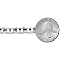 thumbnail image 3 of Savlano 925 Sterling Silver 9mm Italian Solid Flat Mariner Link Chain Necklace for Men & Women - Made in Italy Comes Gift Box, 3 of 4