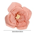 thumbnail image 4 of 3Pcs Crepe Flowers 3D Visual Effects Realistic Create Birthday Backdrop Flower Craft Wedding Supplies, 4 of 6
