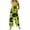 Green #4, variant on Evdexr Women's Halloween Jumpsuits 2026 Witch Hat Spider Graphic Rompers Sleeveless Square Neck Wide Leg Overalls Casusl Lightweight Costumes with Pockets 5XL
